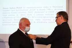 Uroczystość wręczenia Krzyży Wolności i Solidarności, fot. A. Piekarska IPN Białystok