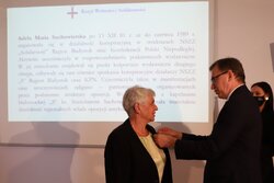 Uroczystość wręczenia Krzyży Wolności i Solidarności, fot. A. Piekarska IPN Białystok