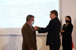 Uroczystość wręczenia Krzyży Wolności i Solidarności, fot. A. Piekarska IPN Białystok