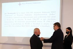 Uroczystość wręczenia Krzyży Wolności i Solidarności, fot. A. Piekarska IPN Białystok