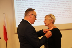 Uroczystość wręczenia działaczom opozycji antykomunistycznej Krzyży Wolności i Solidarności - Białystok, 22 września 2022, Fot. Natalia Krzywicka