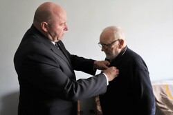 Wręczenie Krzyża Wolności i Solidarności Panu Sylwestrowi Sławomirowi Mosakowskiemu - Orneta, 3 października 2022, Fot. Natalia Krzywicka