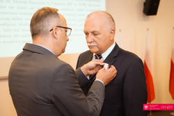 Uroczystość wręczenia działaczom opozycji antykomunistycznej Krzyży Wolności i Solidarności, Białystom 29.06.2023 r., fot. Paweł Bezubik