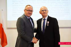 Uroczystość wręczenia działaczom opozycji antykomunistycznej Krzyży Wolności i Solidarności, Białystom 29.06.2023 r., fot. Paweł Bezubik