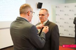 Uroczystość wręczenia działaczom opozycji antykomunistycznej Krzyży Wolności i Solidarności, Białystom 29.06.2023 r., fot. Paweł Bezubik