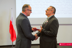 Uroczystość wręczenia działaczom opozycji antykomunistycznej Krzyży Wolności i Solidarności, Białystom 29.06.2023 r., fot. Paweł Bezubik