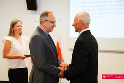 Uroczystość wręczenia działaczom opozycji antykomunistycznej Krzyży Wolności i Solidarności, Białystom 29.06.2023 r., fot. Paweł Bezubik