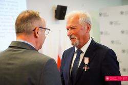 Uroczystość wręczenia działaczom opozycji antykomunistycznej Krzyży Wolności i Solidarności, Białystom 29.06.2023 r., fot. Paweł Bezubik