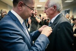 Uroczystość wręczenia Krzyży Wolności i Solidarności – Olsztyn, 4 października 2017. Fot. Sławomir Kasper (IPN)