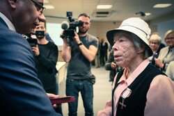 Uroczystość wręczenia Krzyży Wolności i Solidarności – Olsztyn, 4 października 2017. Fot. Sławomir Kasper (IPN)