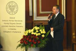 Przemówienie dyrektora Oddziału IPN w Gdańsku, prof. Mirosława Golona