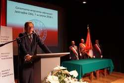 Uroczystość wręczenia Krzyży Wolności i Solidarności w Jastrzębiu-Zdroju.