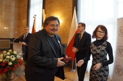 Uroczystość wręczenia Krzyży Wolności i Solidarności w Katowicach.