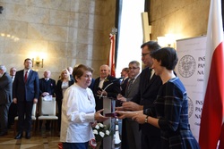 Uroczystość wręczenia Krzyży Wolności i Solidarności w Katowicach.