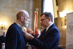 Uroczystość wręczenia Krzyży Wolności i Solidarności w Katowicach.