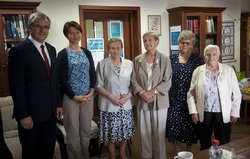 Wręczenie Krzyża Wolności i Solidarności w Andrychowie 30 czerwca 2020 r. (Fot. K. Liszka).