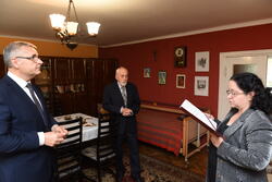 Wręczenie Krzyża Wolności i Solidarności Ignacemu Pietruszce. Fot. K. Liszka