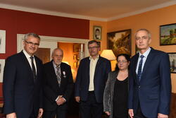 Wręczenie Krzyża Wolności i Solidarności Ignacemu Pietruszce. Fot. K. Liszka