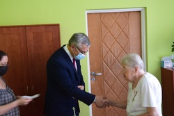 Wręczenia Krzyża Wolności i Solidarności Barbarze Hołdzie w Chorzowie, 30 czerwca 2021