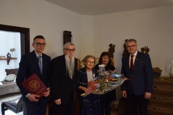 Wręczenie Krzyży Wolności i Solidarności Marii Magdalenie i Jerzemu Kazimierzowi Zagałom