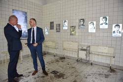 Zwiedzanie Śląskiego Centrum Wolności i Solidarności. Fot. Monika Kobylańska/IPN