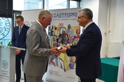 Andrzej Oczko odznaczony Krzyżem Wolności i Solidarności w Katowicach. Fot. M. Kobylańska/IPN