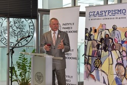 Andrzej Oczko odznaczony Krzyżem Wolności i Solidarności w Katowicach. Fot. M. Kobylańska/IPN