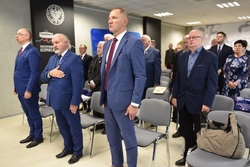 Uroczystość wręczenia Krzyży Wolności i Solidarności w Katowicach.