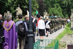 Pogrzeb Ksawerego Bogacza na cmentarzu Rakowickim