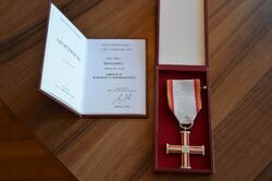 Kraków, 15 lipca 2019. Prezes IPN wręczył Krzyż Wolności i Solidarności Julianowi Morawcowi