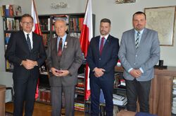 Kraków, 15 lipca 2019. Prezes IPN wręczył Krzyż Wolności i Solidarności Julianowi Morawcowi