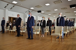 24.08.2020, Kraków. Uroczystość wręczenia Krzyży Wolności i Solidarności. Fot. Janusz Ślęzak (IPN)