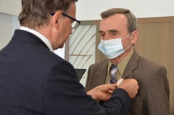 24.08.2020, Kraków. Uroczystość wręczenia Krzyży Wolności i Solidarności. Fot. Janusz Ślęzak (IPN)