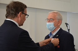 24.08.2020, Kraków. Uroczystość wręczenia Krzyży Wolności i Solidarności. Fot. Janusz Ślęzak (IPN)