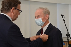 24.08.2020, Kraków. Uroczystość wręczenia Krzyży Wolności i Solidarności. Fot. Janusz Ślęzak (IPN)