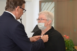 24.08.2020, Kraków. Uroczystość wręczenia Krzyży Wolności i Solidarności. Fot. Janusz Ślęzak (IPN)