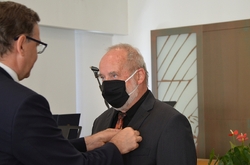 24.08.2020, Kraków. Uroczystość wręczenia Krzyży Wolności i Solidarności. Fot. Janusz Ślęzak (IPN)