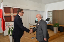 24.08.2020, Kraków. Uroczystość wręczenia Krzyży Wolności i Solidarności. Fot. Janusz Ślęzak (IPN)