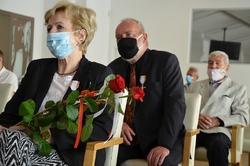 24.08.2020, Kraków. Uroczystość wręczenia Krzyży Wolności i Solidarności. Fot. Janusz Ślęzak (IPN)