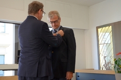 Działaczom opozycji wręczono w Krakowie Krzyże Wolności i Solidarności - fot. Żaneta Wierzgacz