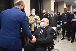 Uroczystość wręczenia Krzyży Wolności i Solidarności w Kielcach. Fot. Katarzyna Pronobis (IPN)