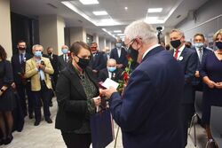 Uroczystość wręczenia Krzyży Wolności i Solidarności w Kielcach. Fot. Katarzyna Pronobis (IPN)