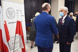 Uroczystość wręczenia Krzyży Wolności i Solidarności w Kielcach. Fot. Katarzyna Pronobis (IPN)