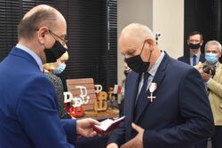 Uroczystość wręczenia Krzyży Wolności i Solidarności w Kielcach. Fot. Katarzyna Pronobis (IPN)