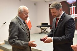 Uroczystość wręczenia Krzyży Wolności i Solidarności. Fot. Żaneta Wierzgacz (IPN)