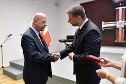 Uroczystość wręczenia Krzyży Wolności i Solidarności. Fot. Żaneta Wierzgacz (IPN)