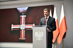 Uroczystość wręczenia Krzyży Wolności i Solidarności. Fot. Żaneta Wierzgacz (IPN)