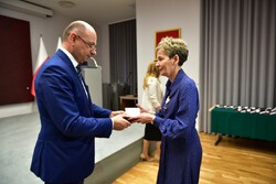 W Krakowie wręczono Krzyże Wolności i Solidarności. Fot. Żaneta Wierzgacz (IPN)