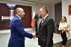 W Krakowie wręczono Krzyże Wolności i Solidarności. Fot. Żaneta Wierzgacz (IPN)