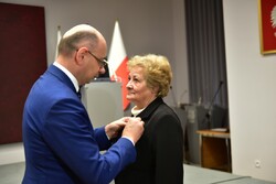 W Krakowie wręczono Krzyże Wolności i Solidarności. Fot. Żaneta Wierzgacz (IPN)